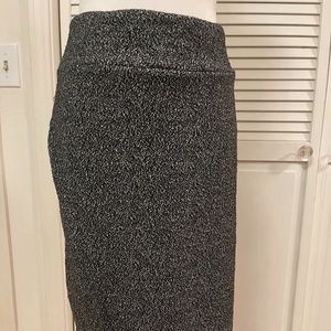 14th and Union Grey Marled Skirt